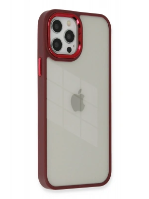 Newface iPhone 12 Pro Max Kılıf Dora Kapak - Kırmızı