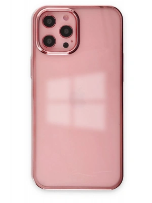 Newface iPhone 12 Pro Max Kılıf Element Silikon - Pembe