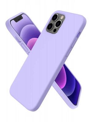 Newface iPhone 12 Pro Max Kılıf First Silikon - Lila