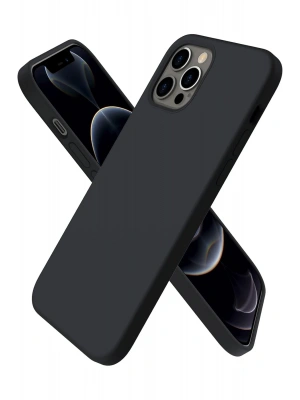 Newface iPhone 12 Pro Max Kılıf First Silikon - Siyah