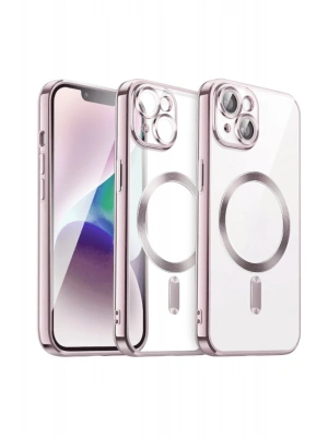 Newface iPhone 13 Kılıf Kross Magneticsafe Kapak - Rose