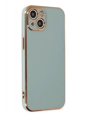 Newface iPhone 13 Kılıf Volet Silikon - Açık Yeşil