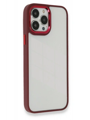 Newface iPhone 13 Pro Kılıf Dora Kapak - Kırmızı