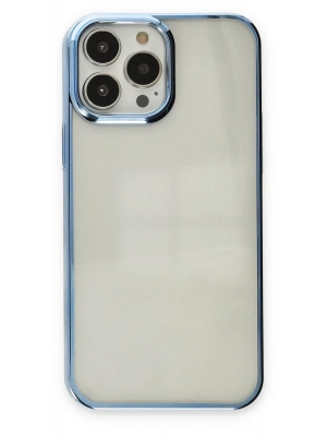 Newface iPhone 13 Pro Kılıf Element Silikon - Sky Blue