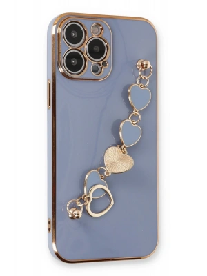 Newface iPhone 13 Pro Kılıf Esila Silikon - Gri