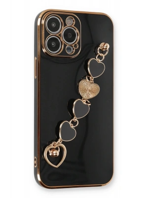 Newface iPhone 13 Pro Kılıf Esila Silikon - Siyah