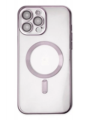 Newface iPhone 13 Pro Kılıf Kross Magneticsafe Kapak - Mor