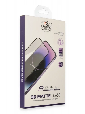 Newface iPhone 13 Pro Max Bilvis 3D Mat Cam Ekran Koruyucu