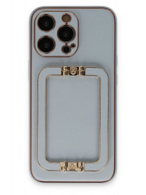 Newface iPhone 13 Pro Max Kılıf Coco Elit Kapak - Turkuaz