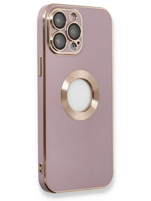 Newface iPhone 13 Pro Max Kılıf Store Silikon - Mor