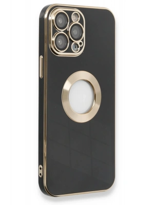 Newface iPhone 13 Pro Max Kılıf Store Silikon - Siyah