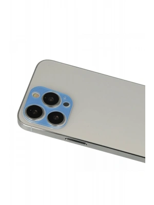Newface iPhone 13 Pro Max Rainbow Kamera Lens Koruma Cam - Mavi