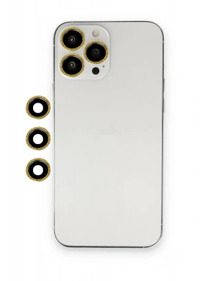 Newface iPhone 13 Pro Max Shine Kamera Lens - Gold