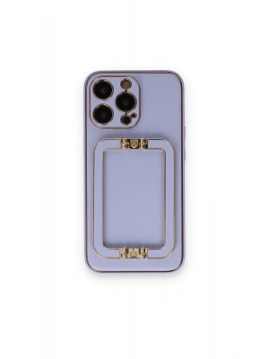 Newface iPhone 14 Pro Kılıf Coco Elit Kapak - Lila