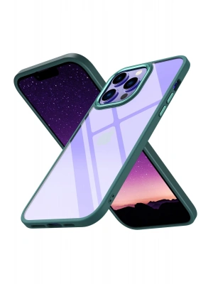 Newface iPhone 14 Pro Max Kılıf Power Silikon - Koyu Yeşil