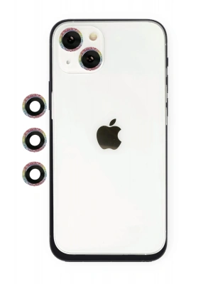 Newface iPhone 14 Shine Kamera Lens - Rainbow