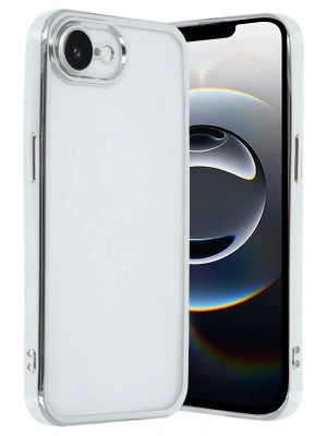 Newface iPhone 16E Kılıf Razer Lensli Silikon - Gümüş