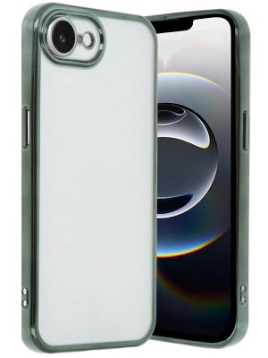 Newface iPhone 16E Kılıf Razer Lensli Silikon - Yeşil