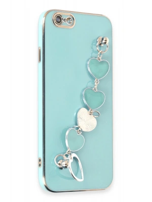 Newface iPhone 6 Kılıf Esila Silikon - Su Yeşili