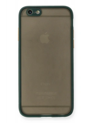 Newface iPhone 6 Kılıf Montreal Silikon Kapak - Yeşil