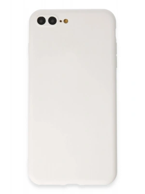 Newface iPhone 7 Plus Kılıf First Silikon - Beyaz