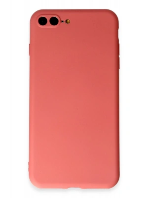 Newface iPhone 7 Plus Kılıf First Silikon - Kiremit