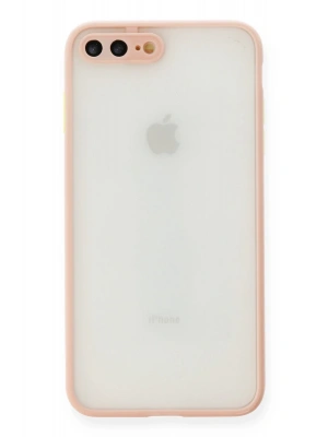 Newface iPhone 7 Plus Kılıf Montreal Silikon Kapak - Pembe