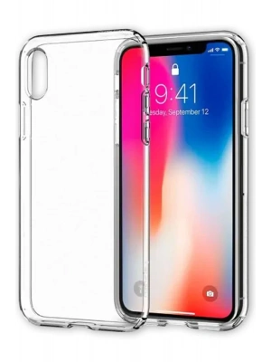 Newface iPhone X Kılıf Lüx Şeffaf Silikon