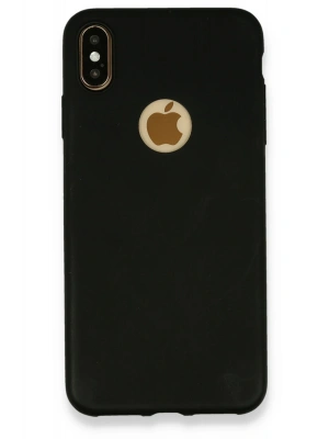 Newface iPhone XS Max Kılıf First Silikon - Siyah