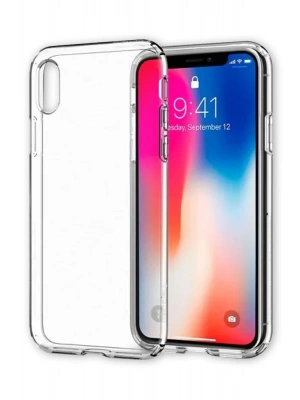 Newface iPhone XS Max Kılıf Lüx Şeffaf Silikon