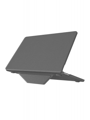 Newface Macbook Air 15 2024 Macbook Deri Kapak - Gri