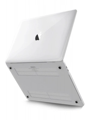 Newface Macbook Pro 16.2 2021 Macbook Buzlu Kapak - Şeffaf