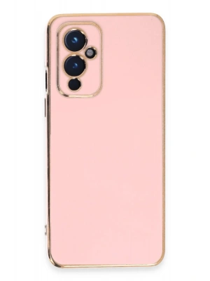 Newface One Plus 9 Kılıf Volet Silikon - Pembe