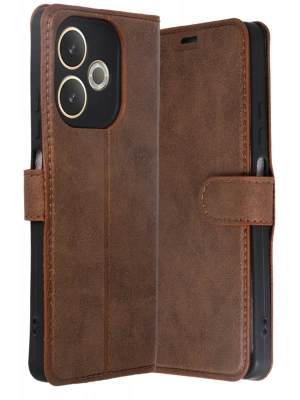 Newface Oppo A5 Pro 4G Trend S Plus Kapaklı Kılıf - Taba