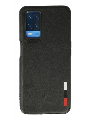 Newface Oppo A54 4G Kılıf Loop Deri Silikon - Siyah