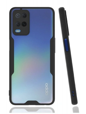 Newface Oppo A54 4G Kılıf Platin Silikon - Siyah