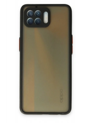 Newface Oppo Reno 4 Lite Kılıf Montreal Silikon Kapak - Siyah