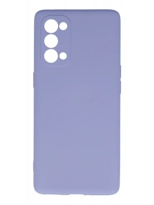 Newface Oppo Reno 5 Pro Kılıf Nano içi Kadife Silikon - Lila
