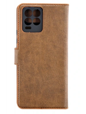 Newface Realme 8 Pro Kılıf Trend S Plus Kapaklı Kılıf - Taba