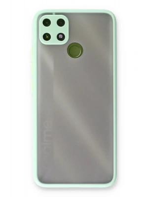 Newface Realme C25 Kılıf Montreal Silikon Kapak - Turkuaz