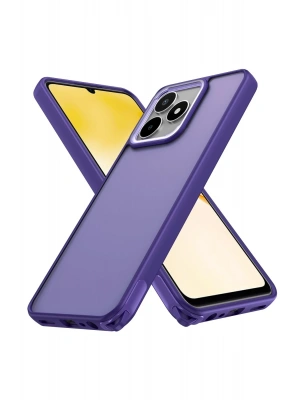 Newface Realme C53 Kılıf Elegant Kapak - Derin Mor