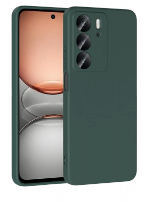 Newface Realme C75 4G First Silikon - Koyu Yeşil