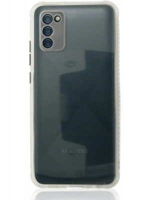 Newface Samsung Galaxy A02S Kılıf Miami Şeffaf Silikon - Şeffaf