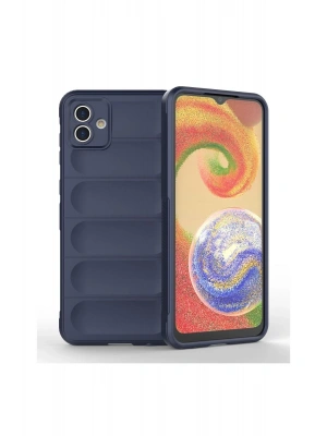 Newface Samsung Galaxy A04E Kılıf Optimum Silikon - Lacivert