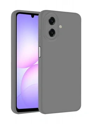 Newface Samsung Galaxy A07 4G First Silikon - Gri