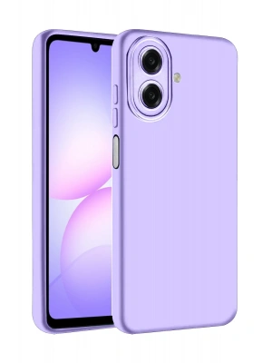 Newface Samsung Galaxy A07 4G First Silikon - Lila