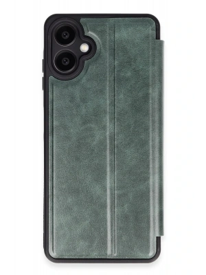 Newface Samsung Galaxy A07 4G Flip Cover - Yeşil