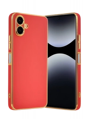 Newface Samsung Galaxy A07 4G Volet Silikon - Kırmızı