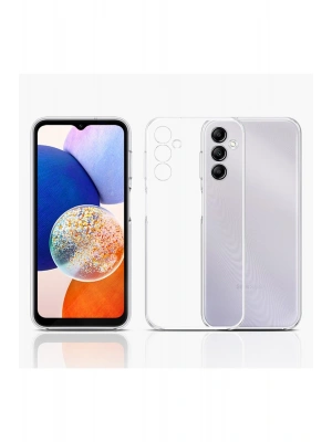 Newface Samsung Galaxy A14 4G Kılıf Lüx Şeffaf Silikon