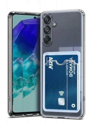 Newface Samsung Galaxy A17 5G Kart Şeffaf Silikon - Şeffaf